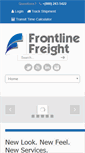 Mobile Screenshot of frontlinefreightinc.com